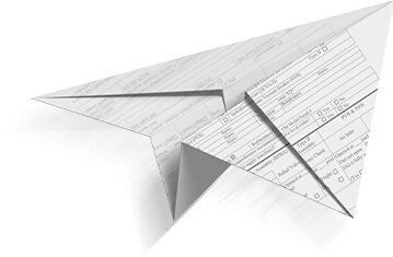 photo of paper airlplane