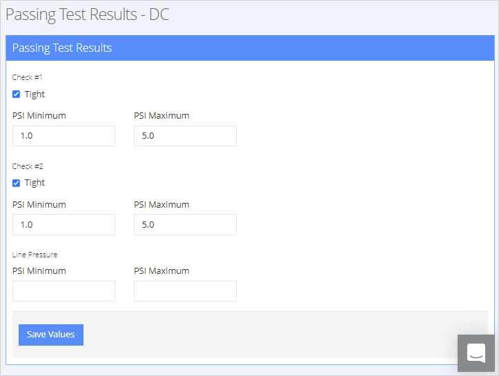 Passing Test Results Page